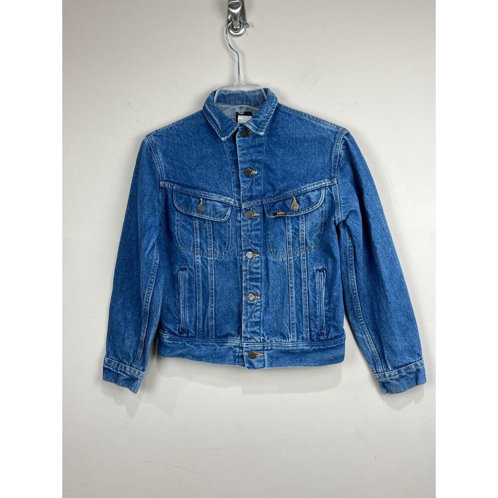 VTG Lee Rider Denim Jacket Youth 16 Blue Jean Western